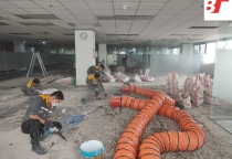 NÂNG CẤP SÀN EPOXY KIỂM SOÁT TĨNH ĐIỆN DỰ ÁN FRIWO F&D CENTER SAIGON HIGHTECH PARK